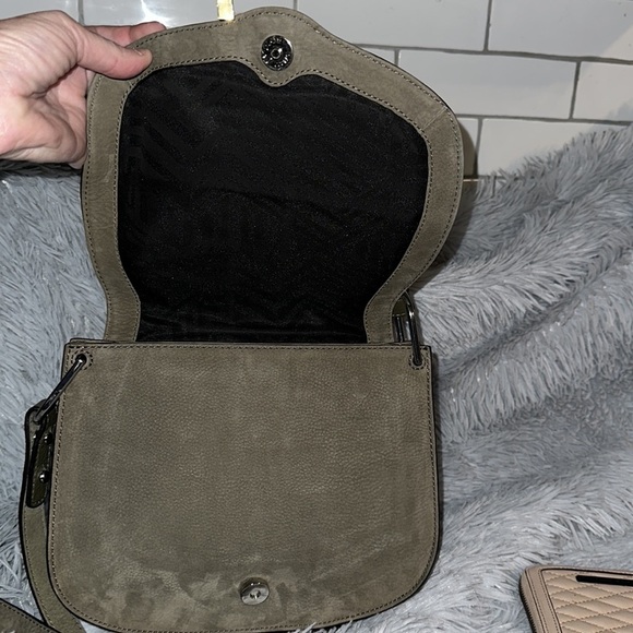 Rebecca Minkoff starry night saddle purse and Rebecca Minkoff quilted wallet. - Picture 5 of 11